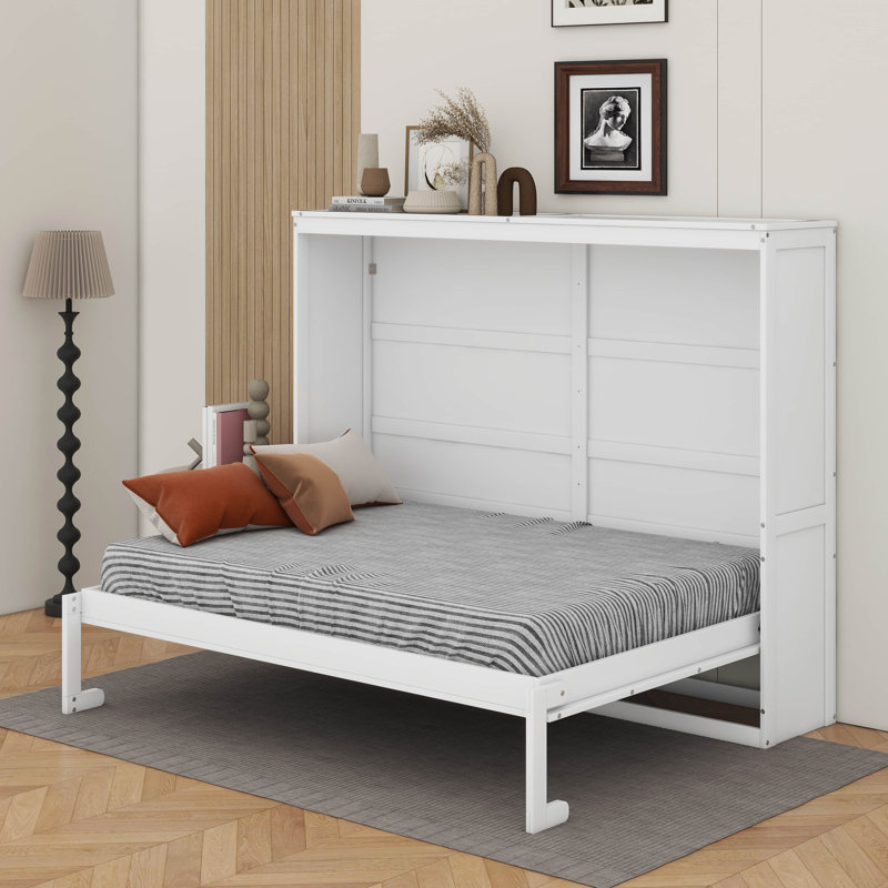 Murphy Bed, White, Queen