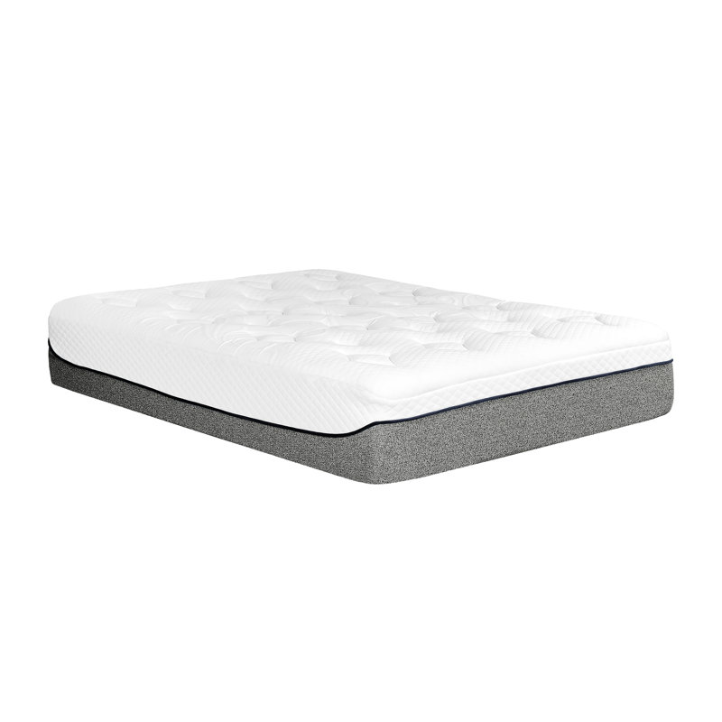 Matelas en mousse viscoélastique gélifiée de 13 pouces pour lit très grand, 1 réduction par transfert de mouvement, et plateau supérieur ultra serré avec mousse réactive, sommeil frais, livraison compressée
