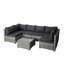 Cannes Modular 6 Seater Garden Lounge Set