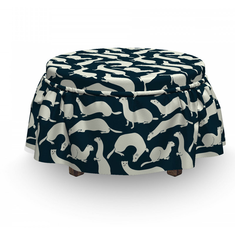 Housse pour repose-pieds d’art debout assis weasel
