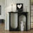 Black Manufactured Wood Freestanding Fireplace-1032961759