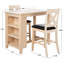 Donegal 2 - Person Solid Wood Solid Wood Top Four Leg Dining Set-46772530