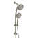 Multi Function Dual Shower Head - Shower System With 4.7" Rain Showerhead, 7-Function Hand Shower, Adjustable Slide Bar,Chrome