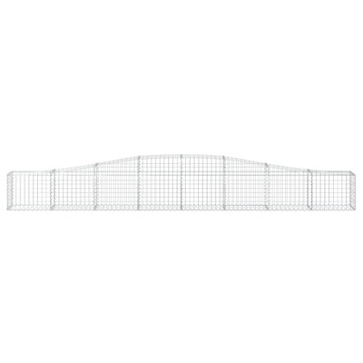 Arched Gabion Baskets 5 Pcs Cm Galvanised Iron