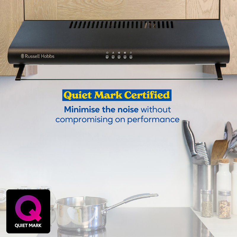 Russell Hobbs Rhvsrch602b-m 60cm Wide Black Steel Visor Cooker Hood