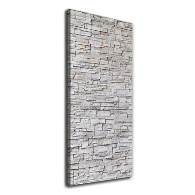 A Stone Wall - Wrapped Canvas Print