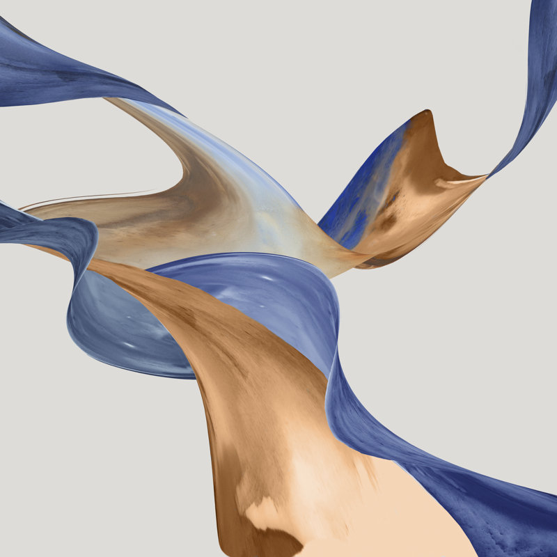 Thinking Through Time I On Canvas Print, 36" H x 36" W