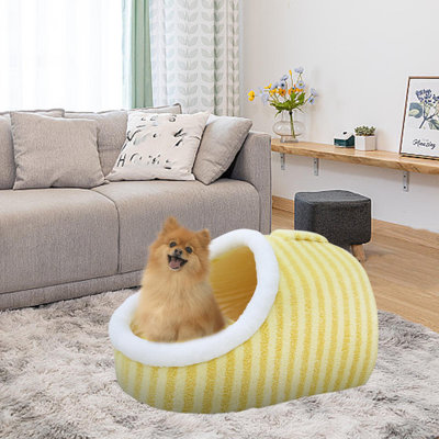 Lit moelleux pour chien en trois dimensions avec lit pour animal de compagnie