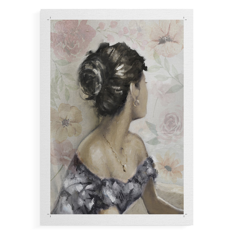 Regard romantique - impression sur toile seulement - NON encadrée, H 18 po x l 12 po