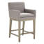 Tabouret de comptoir avec accoudoirs Bethea-110526551