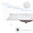49"Engineered Marble Single Bathroom Vanity Top With Sink