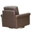Fauteuil pivotant en cuir Pruszkow-104707285