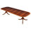 Scallop Cornered Mahogany Dining Table