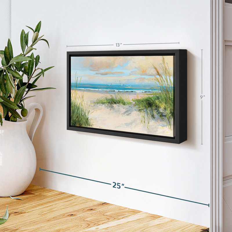 Plage "Catching The Wind I", art mural, H 9 po x l 13 po