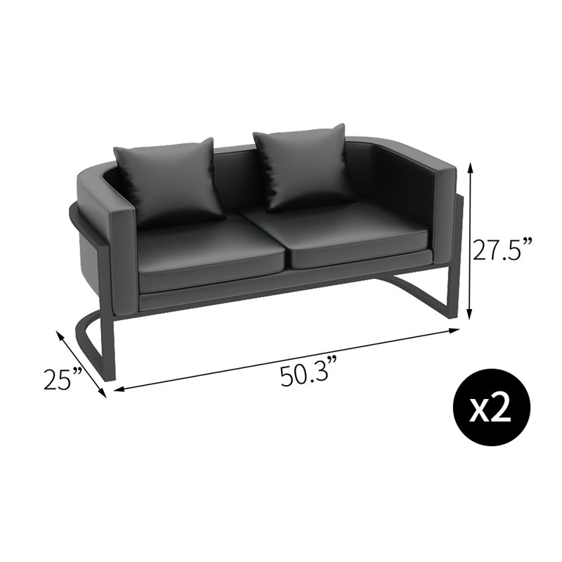 Banc de restaurant moderne et simple (ensemble de 2).