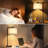 Navreet Table Lamp Set with USB C+A Charging Ports Fully Stepless Dimmable Bedside Lamp (Bulbs Included)-397725424