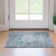 Premium Machine Washable Prisco Teal Rug