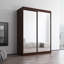 Garde-robe en wengé avec miroir Aria-2070550544-2105991399