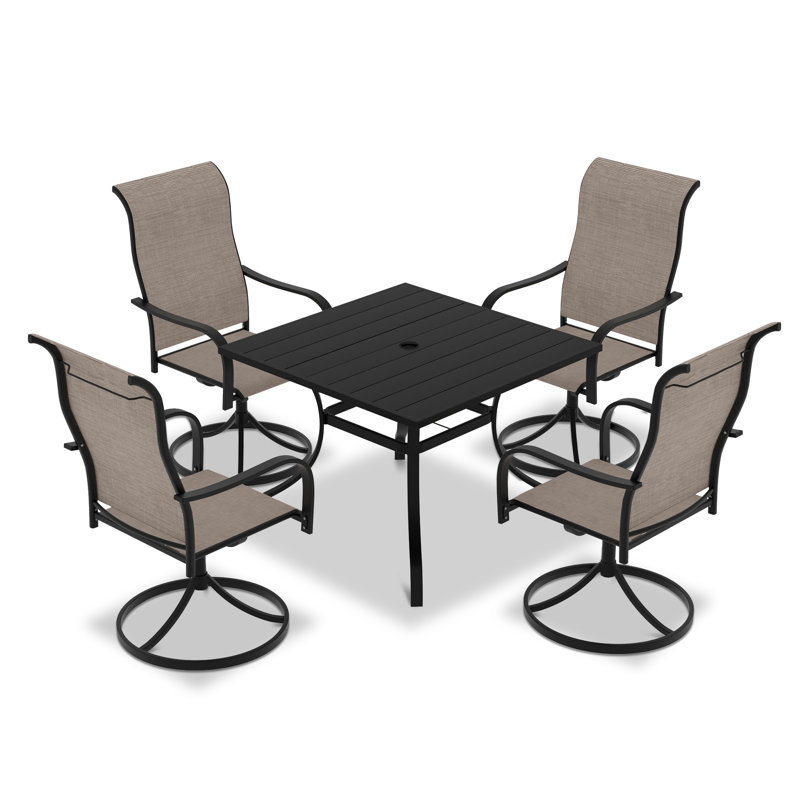 Ensemble repas extérieur pour 4 personnes Fannin Square