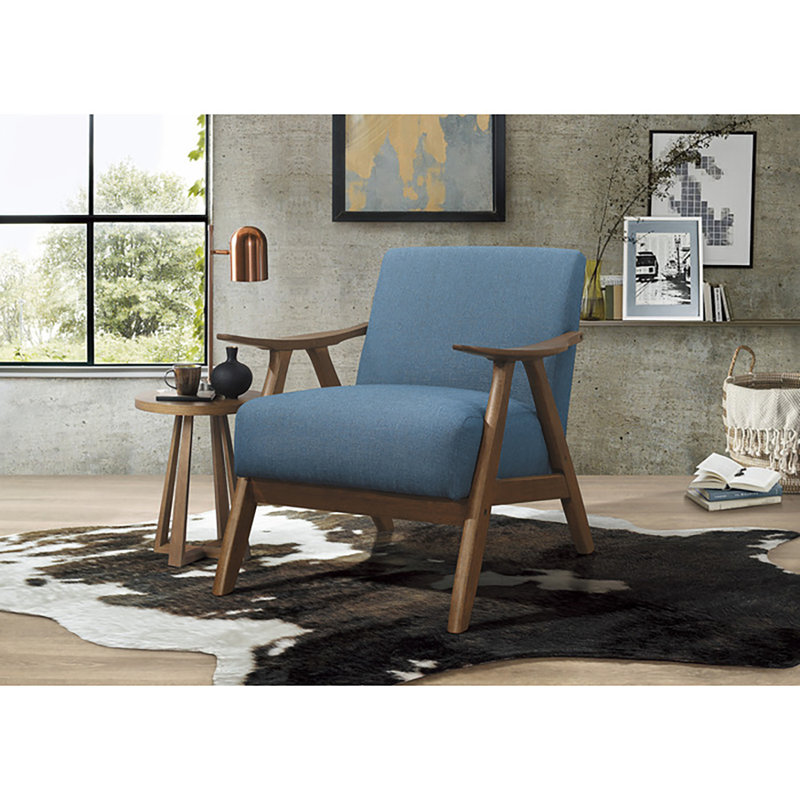 Chaise Nahliyah, Polyester bleu