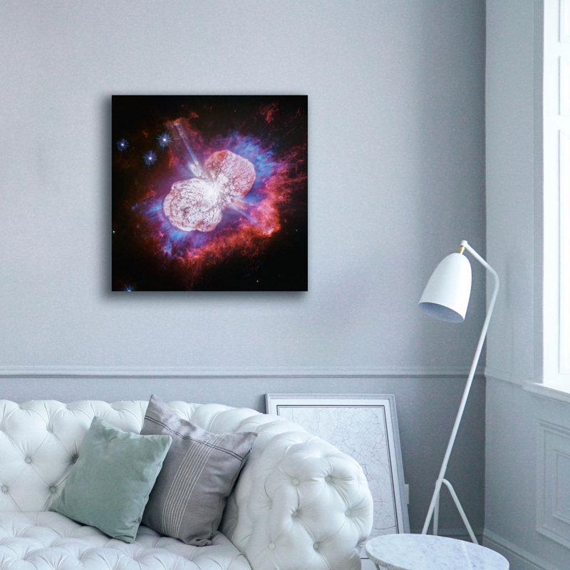Art mural sur toile «Eta Carinae» par la NASA, H 37 po x l 37 po x P 1,5 po