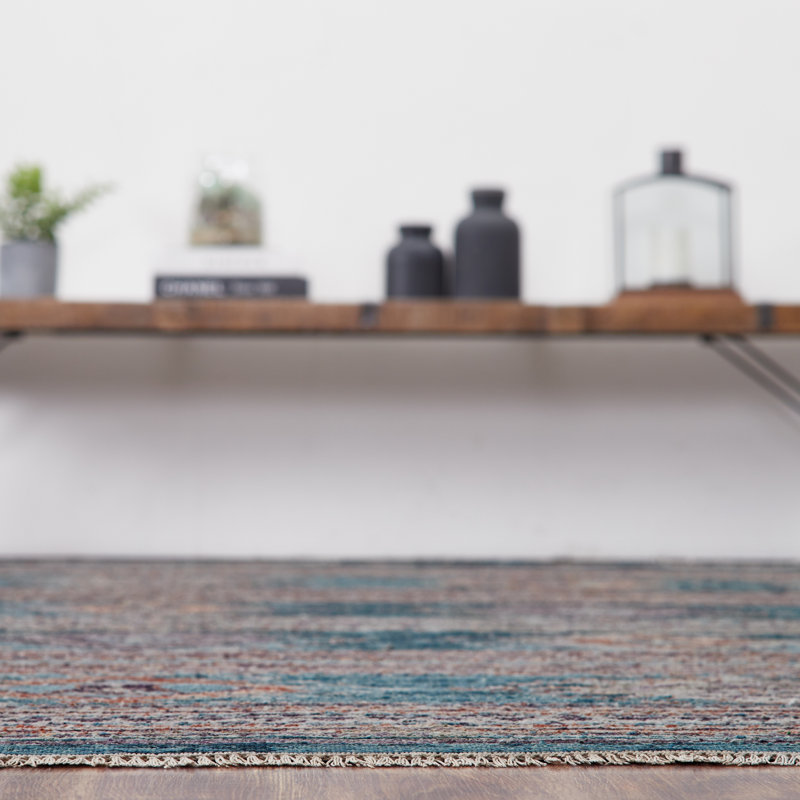 Zahara Hand Knotted Wool Area Rug, Rectangle 10' x 14'