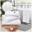 Pack of 4 Ribbed Cotton Towels, Hand, Bath Towels & Sheets, Premium Soft Feel, Quick Dry & Highly Absorbent Towelette-124328144-118474296