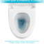 Ceramic Dual Flush Toilet With Glaze And Quiet Seat One Function Silent