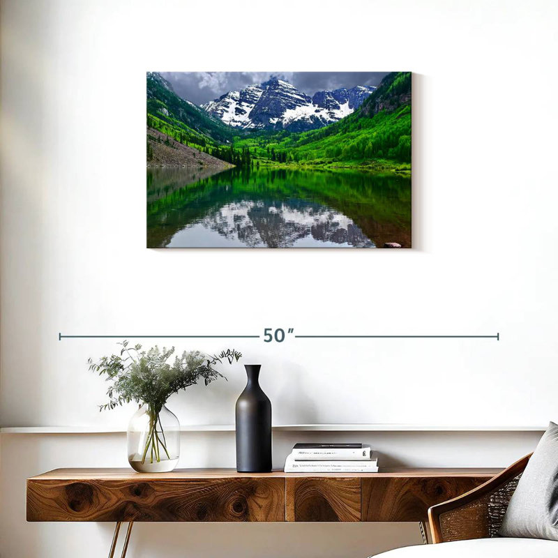 Alvord Maroon Bells Lake, paysage, H 20 po x l 30 po