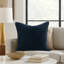 Housse de coussin carré en mélange de coton Euro-207980418