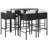 6 - Person Patio Dining Set with Rectangular Table , Cushions Included-851938531-842572077