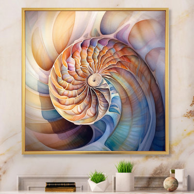 Seashell Symphony II sur impression sur toile