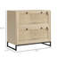 2 Drawer Locking File Container - Office Organization Aid With Adjustable Hanging Bar For Multiple Paper Sizes Natural Magnificence Vertical Cabinet Lock Storage Solution Exterior, For Different