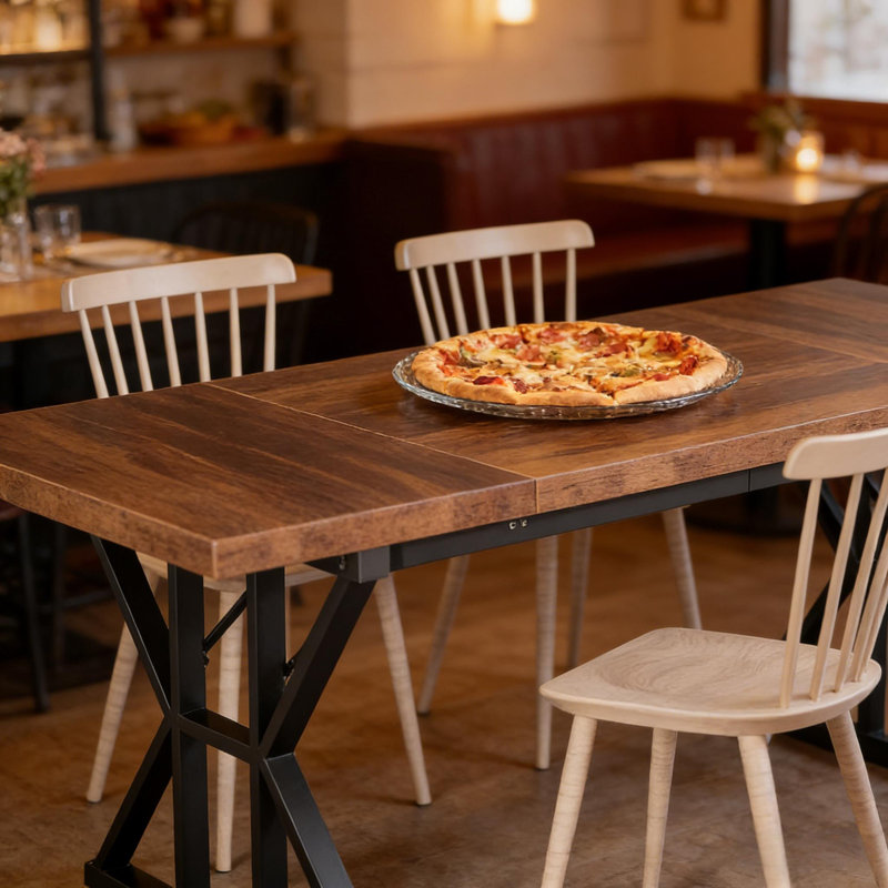 Table de salle à manger et bureau d'ordinateur en forme de X | Idée de cadeau