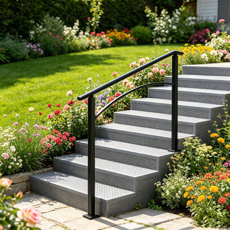 Ensemble de rampes d'escalier