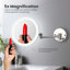 Miroir de maquillage circulaire grossissant 5x-93465430