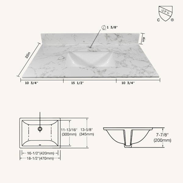 Dimensions du produit