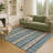 Machine Washable Indoor/Outdoor Chantille ACN2465 Stripes Rug-1249815861-1249815857
