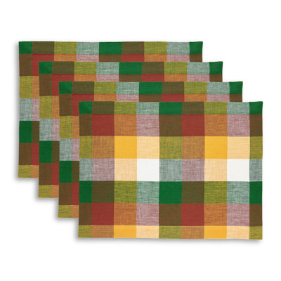 Buffalo Check - 100% Pure Linen Placemats
