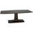 Travis Walnut Rectangular Solid Wood Top with Solid Wood Base Dining Table