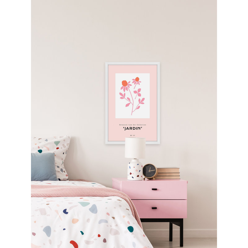 Jardin No 09 Collection - Single Picture Frame Painting, 30cm H x 20cm W