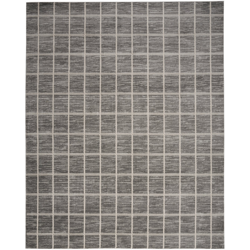 Plaid Indoor Rug, Rectangle 7'10" x 9'10"