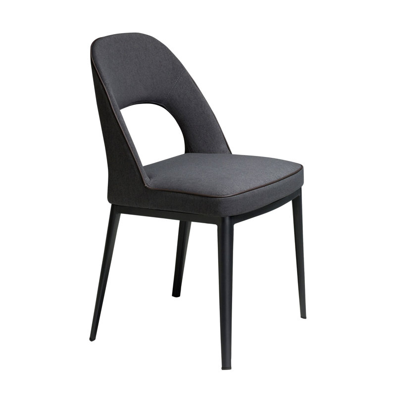Angel Cerdá 45cm H Upholstered Parsons Chair in Grey