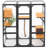 Outdoor Cat Enclosure with Double Doors and Multiple Platforms-309807289