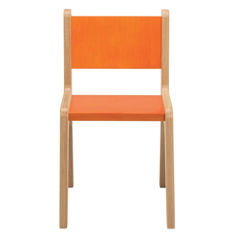 Chaise de classe standard, Citrouille vif, 14 po