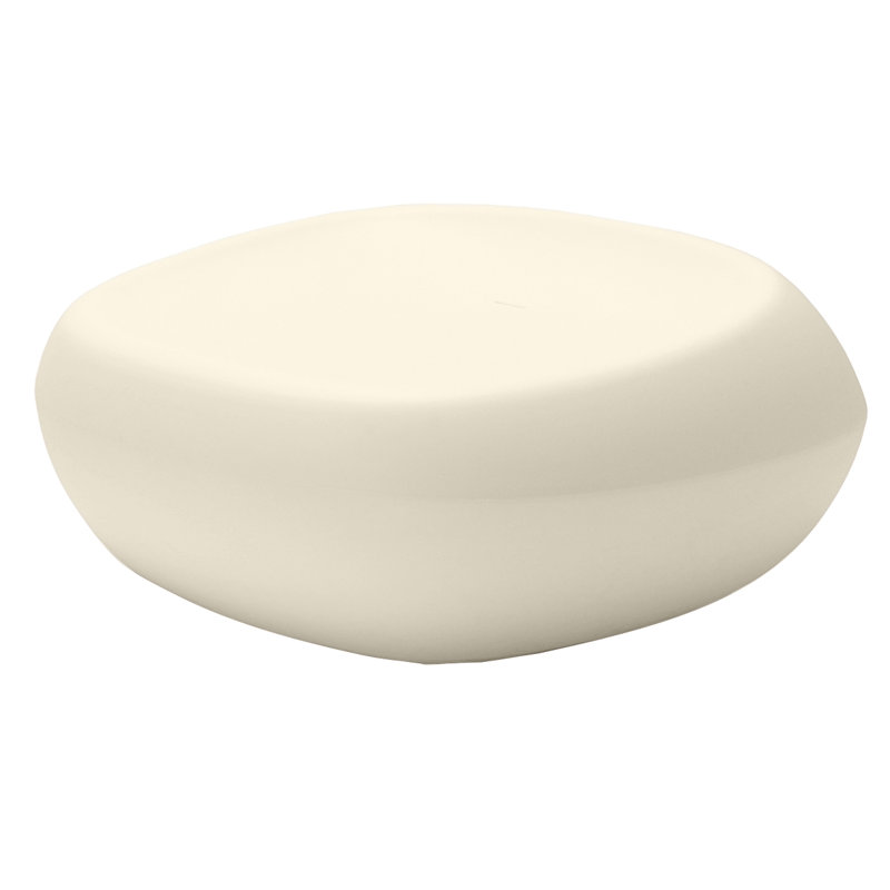 Noma Outdoor Ottoman, Ecru