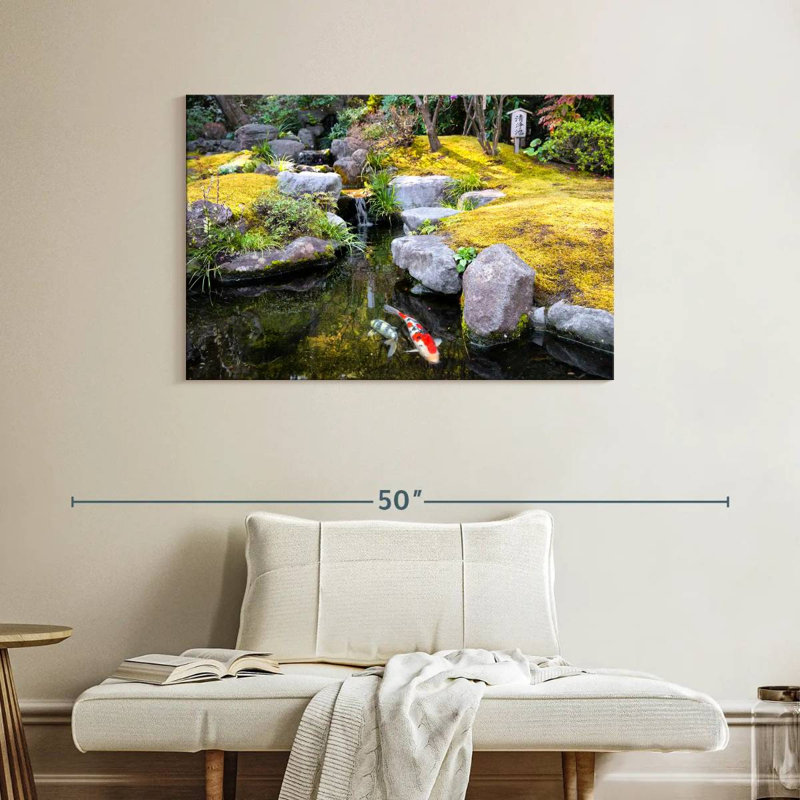 Crowle Pond Koi Fish, 26" H x 39" W