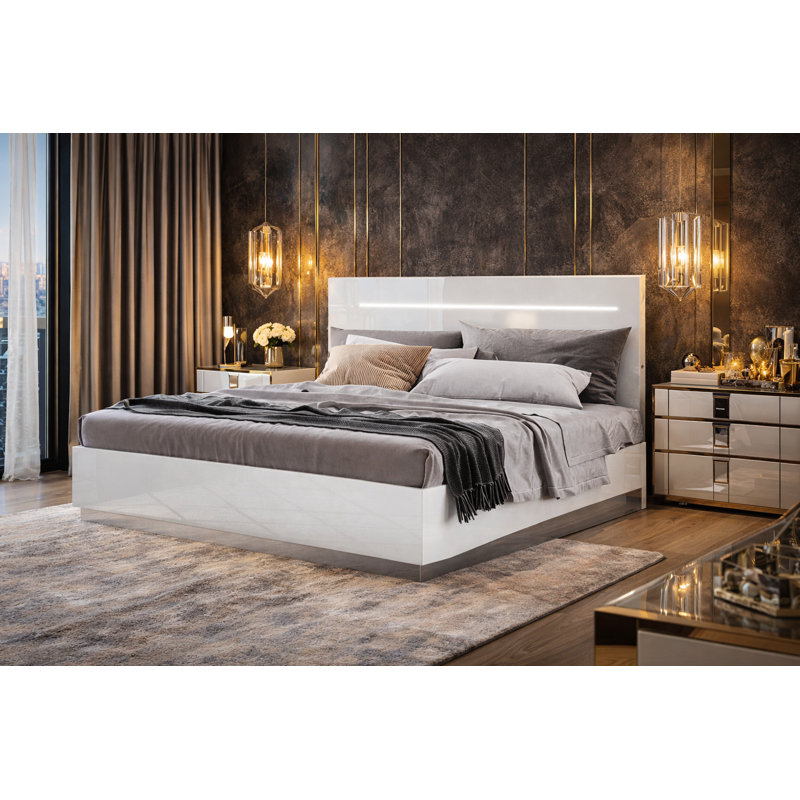 Infinity Solid Wood Bed, King