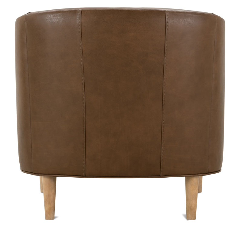 Pate Leather Accent Chair