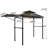 Double Roof Grill Gazebo with Extra Shadow BBQ Waterproof Canopy Outdoor Gazebos-114127573